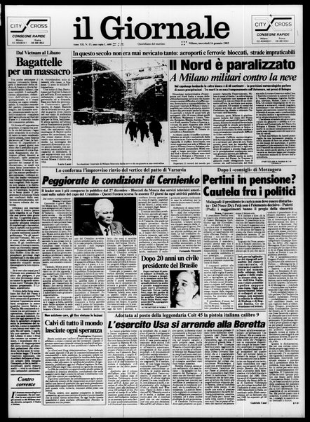 Il giornale : quotidiano del mattino